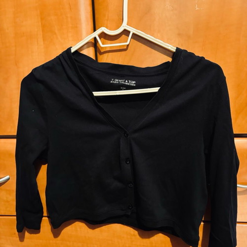 Ovs women's top blouse with buttons, size L, black