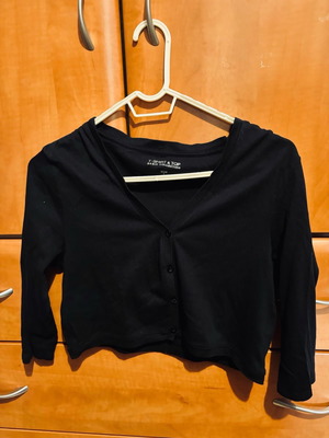 Ovs women's top blouse with buttons, size L, black