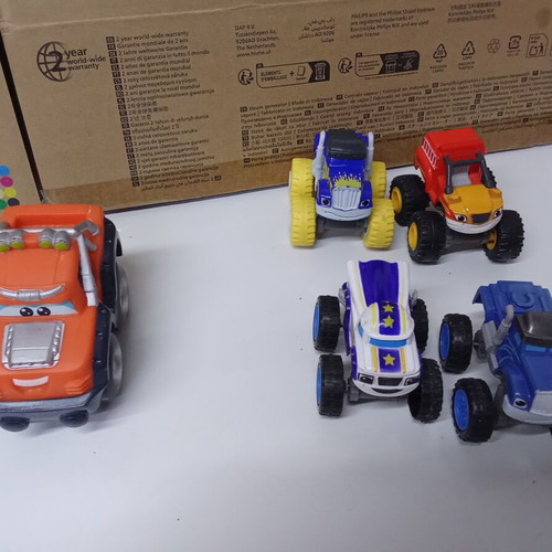 Monster Trucks set of 5 used from Blaze and the Monster Machines