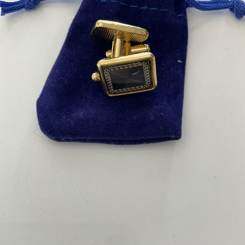 Cufflinks new unused gray-gold