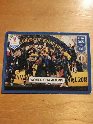 Football card France national team 2018 like new