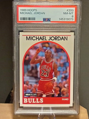 Κάρτα Michael Jordan 1989 NBA Hoops #200 σαν καινούργιο