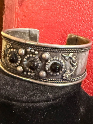 Vintage metal bracelet handmade, used, boho style