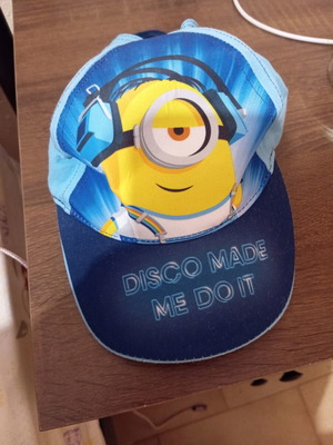 Minions Kids Hat like new, blue and yellow, size 52