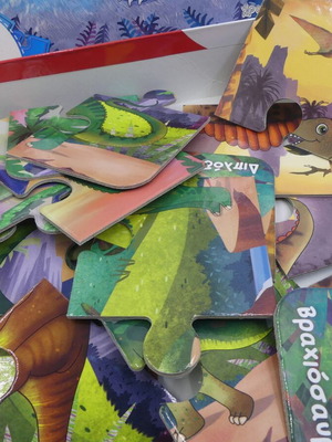 Puzzle Learn the Dinosaurs used, educational game