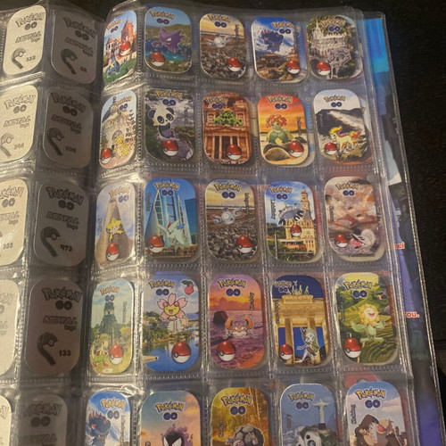 Pokémon Go album used with rare Pokémon tags