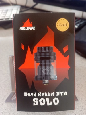 Hellvape Dead Rabbit Solo RTA 24mm χρυσό σαν καινούργιο