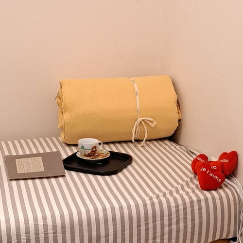 Single bed like new with mattress and free wall cushion