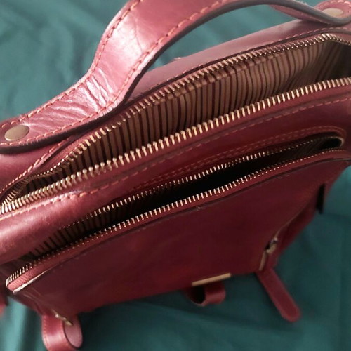 Tuscany Leather backpack like new, matte brown leather
