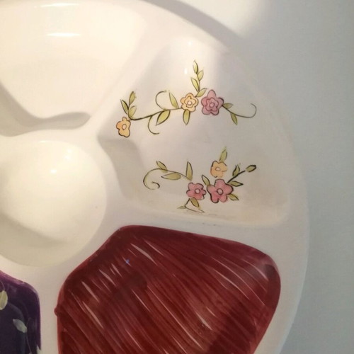 Ordeveira with 6 sections and Easter decorative hen new