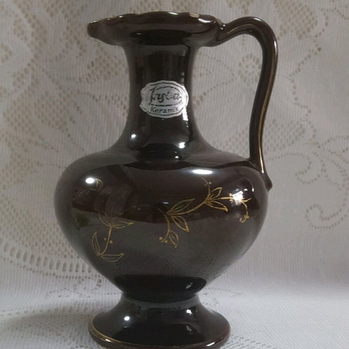 Jasba Keramik vintage vase jug like new, German 1960s