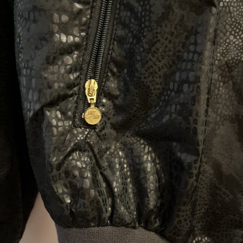 Nike Air Limited Jacket with Snake Print and Gold Details size S