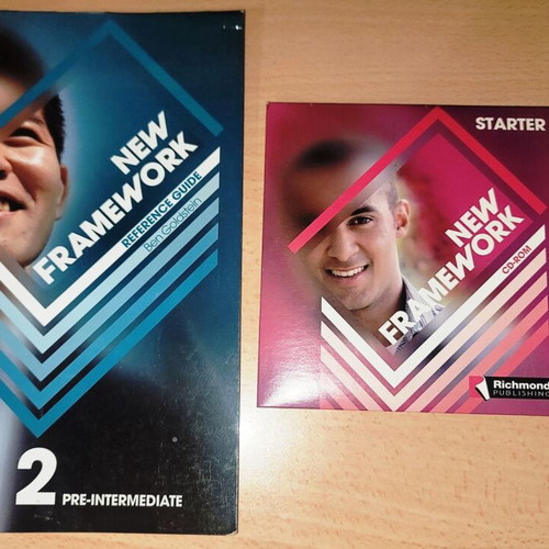 New Framework Richmond English textbooks set with 3 CDs, levels 1-3