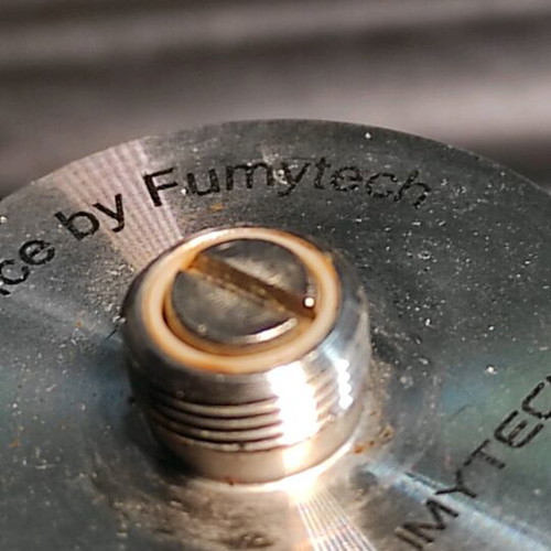 Cyclon RDA stainless steel by Fumytech used