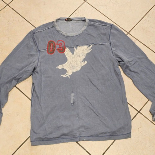 Moritz gray long sleeve shirt, size M