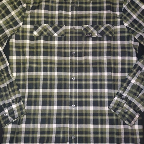Jack Wolfskin Bow Valley shirt new, size M, long sleeve with UV protection