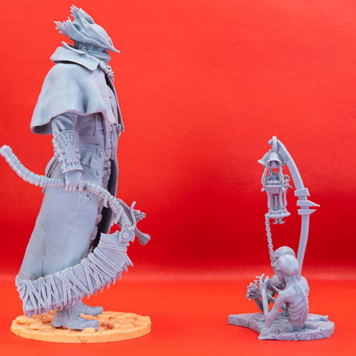 Bloodborne 3D printed figure unpainted made to order