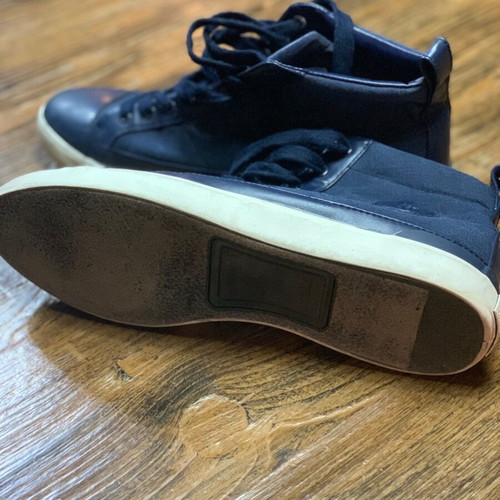 Polo Ralph Lauren Clarke SK-VLC Navy Heather Rip Stop used sneakers size 46