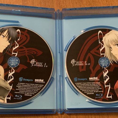 Cannan Blu-Ray Box Set Complete Series Like New