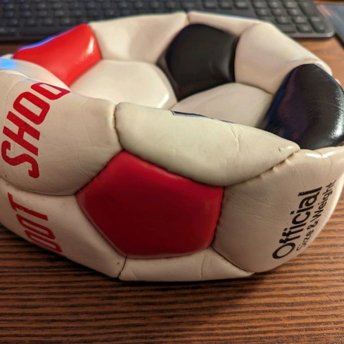 Carousel football ball new, gift from 80s-90s