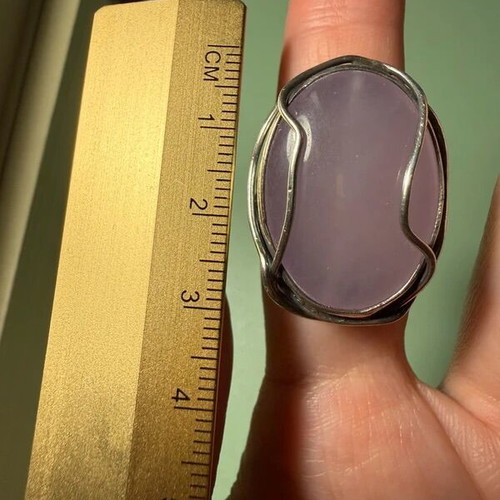 Handmade ring with silver 925 and amethyst used