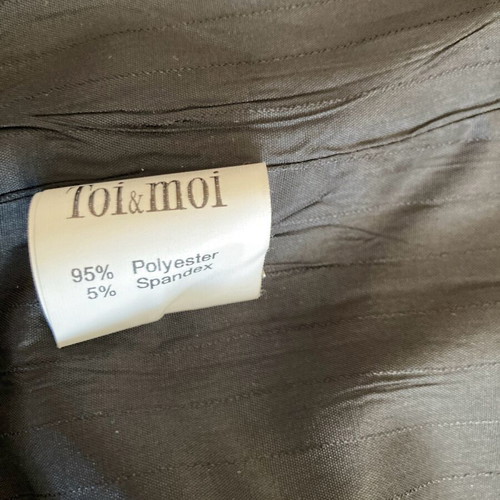 Toi and moi mid-length jacket like new, black, size S