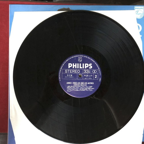 Enrico Macias Aimez-vous vinyl like new Greek pressing 1977