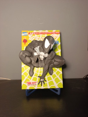 Spider-Man Black Suit 3D διακοσμητική αφίσα κόμικ με stand