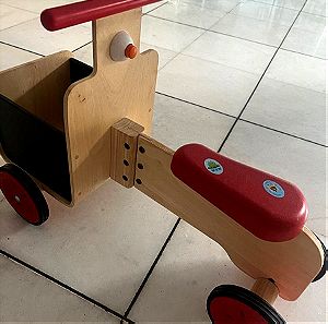 Παιδικό ξύλινο ποδηλατάκι