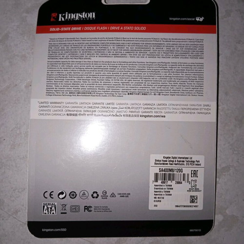 Kingston SSD 120GB A400 new
