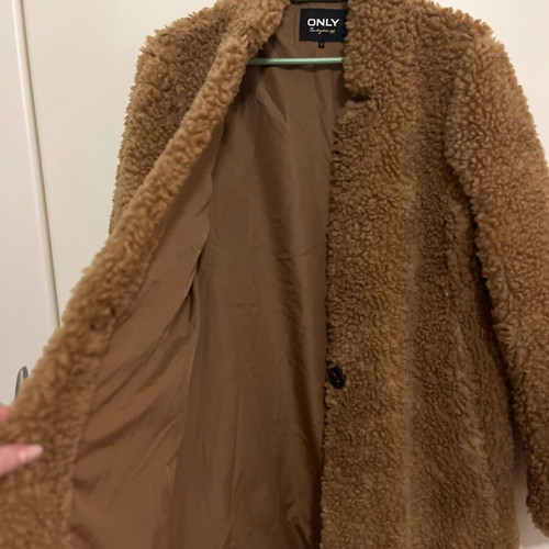 Only women's coat like new, size S, beige and brown