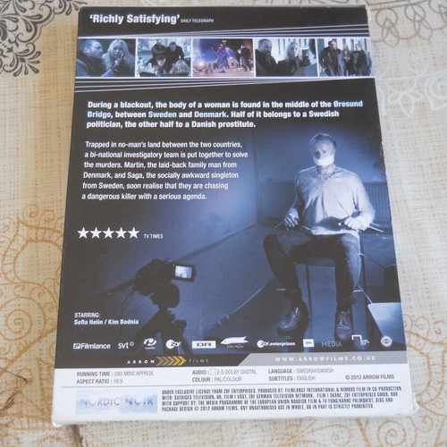 The Bridge DVD used, complete season one with subtitles