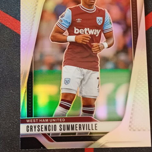 Panini Prizm Premier League 2024/25 Crysencio Summerville Silver Prizm #153 West Ham United