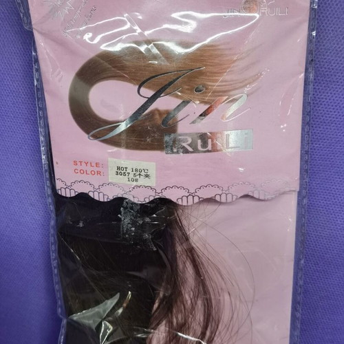 Hair ponytail new, chestnut brown