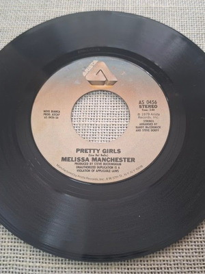 Melissa Manchester Pretty Girls 7' употребяван, поп