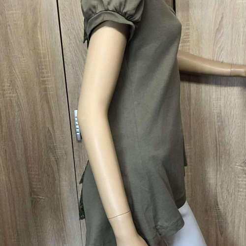 Danoff blouse khaki like new, size M/L, 100% cotton