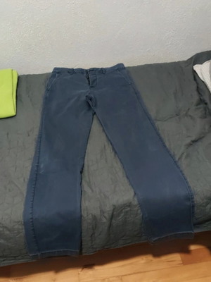 Υφασμάτινο παντελόνι medium μπλε United Colors of Benetton μεταχειρισμένο