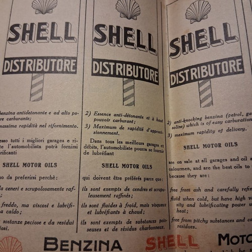 Vintage Shell Oil 1930 brochure like new