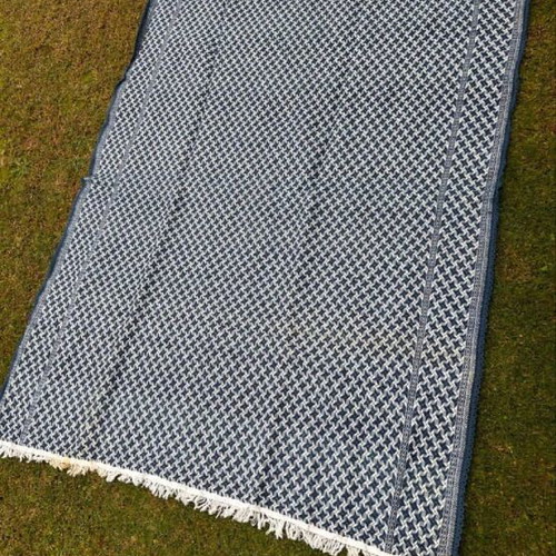 Handwoven rug on loom like new