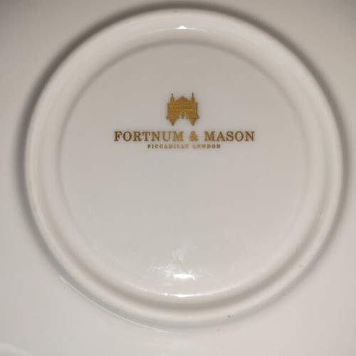 Porcelain saucer from Fortnum & Mason Tea for One set like new