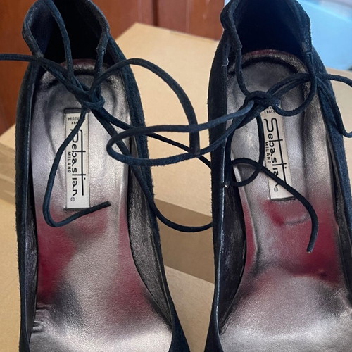 Branded Italian Pumps Size 38 Leather Suede