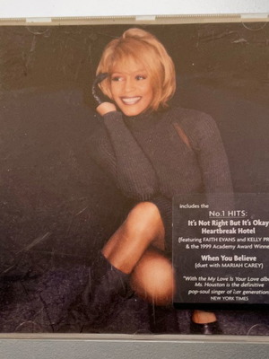 Whitney Houston My Love Is Your Love CD μεταχειρισμένο, pop