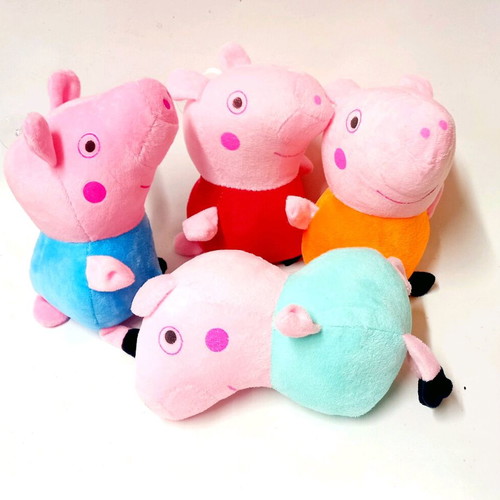Peppa Pig plush toy set of 4 new