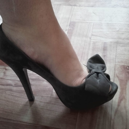 Zara gray pumps size 38 almost unused excellent condition