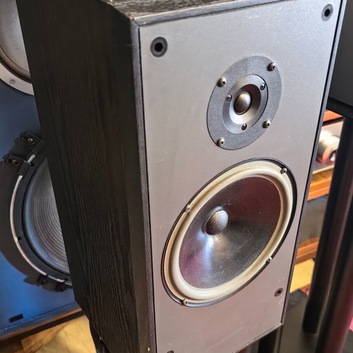 Roister DS-80 speakers used, classic Greek design