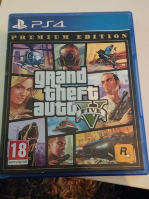GTA 5 Premium Edition game for PlayStation 4 like new