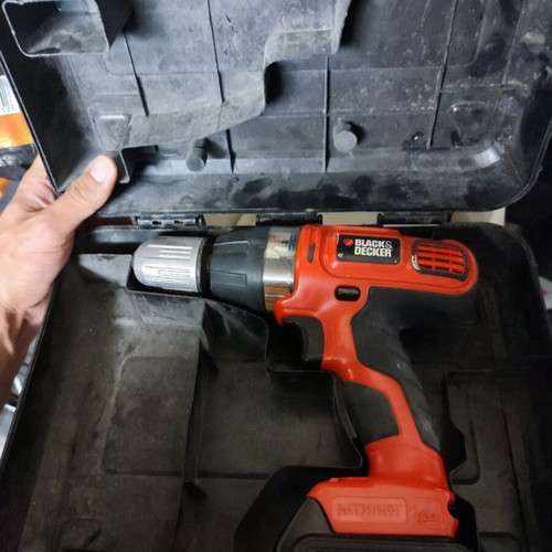 Black & Decker Drill ASL158 Lithium Battery used, DIY repairs