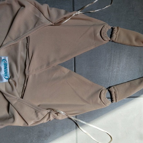 Shine top XS like new, beige