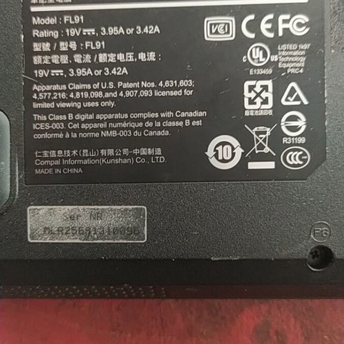 Multirama Compal FL91 CM-2 laptop used for spare parts with memory no disk