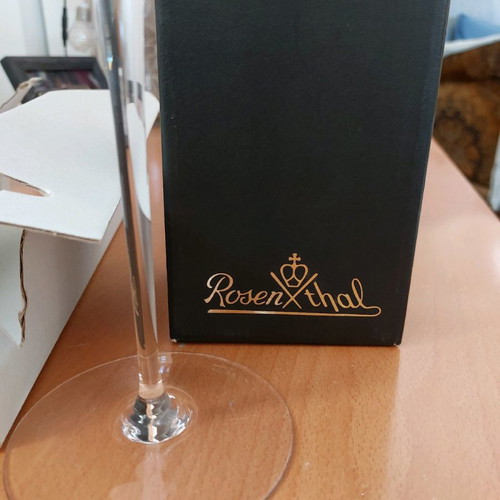 Rosenthal crystal candle holder used